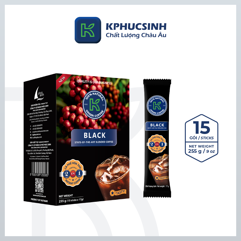 CÀ PHÊ ĐEN HÒA TAN – BÍ QUYẾT NĂNG LƯỢNG CHUẨN GU TỪ K COFFEE

